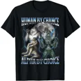 thumbnail image 1 of ALVORD Humain par Chance Alpha par Choix Cool T-Shirt Loup Alpha Bizarre Unisexe P-5TG, 1 of 4