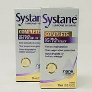 Systane Complete Eye Drops Optimal Dry Eye Relief 2 Pack