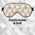 thumbnail image 5 of Uemuo Cute Alpaca Pattern Sleep Eye Mask - Light Blocking Sleep Mask Blocking Out Light Perfectly, Soft and Comfortable Night Eye Mask, Eye Blinder, 5 of 7