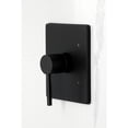 thumbnail image 3 of Kingston Brass KB6340DL Concord Single-Handle Pressure Balanced Tub and Shower Faucet, Matte Black, 3 of 7