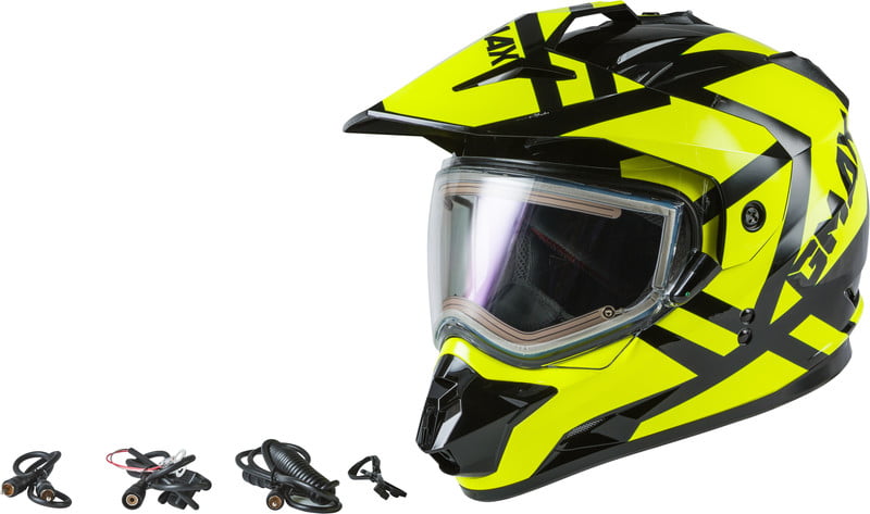 Gmax GM-11S Trapper Adult Snowmobile Helmet with Electric Shield