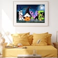 thumbnail image 1 of Cuadros Decorativos Pintura de diamante duende de Halloween Diamante de imitación redondo completo Ndcxsfigh Nuevos Originales, 1 of 8