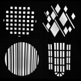 thumbnail image 2 of 8pcs/set Gobos Graphics Cards Metal Plates with Hollow Patterns for Optical Snoot Conical Focalize Condenser Art Special Effects Shaped Beam Light Photography Light Accessories, 2 of 7