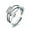1, variant on Silvery Adjustable Beaded Finger Ring Silver Punk Style Ring Fashion Jewelry-2-Resizable