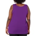 thumbnail image 4 of Just My Size Débardeur Col Rond Cool DRI pour Femmes, 3X, Prune Rêve, 4 of 4