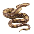thumbnail image 1 of Figura de serpiente de goma de juguete realista para accesorios de broma de Halloween, adorno de cobra de cola de cascabel de pitón (1 unidad), 1 of 5