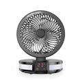 thumbnail image 1 of Ventilateur Électrique de Bureau Intelligent Réglable Silencieux Lumière Refroidisseur Multifonctionnel Ventilateur de Circulation de Refroidissement Voyage 4 Réglages Noir, 1 of 9