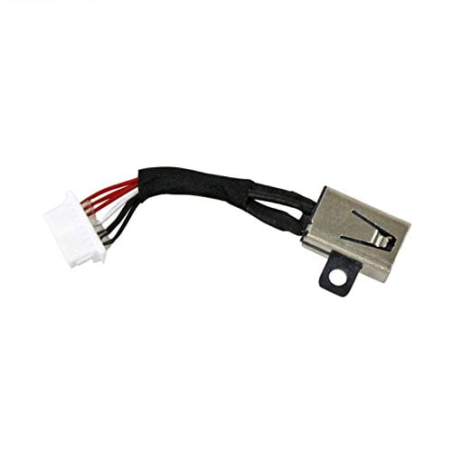 Zahara DC Power Jack with Cable Socket Plug Connector Replacement for Dell Inspiron Inspiron 13.3 2-in-1 i5368-10024GRY