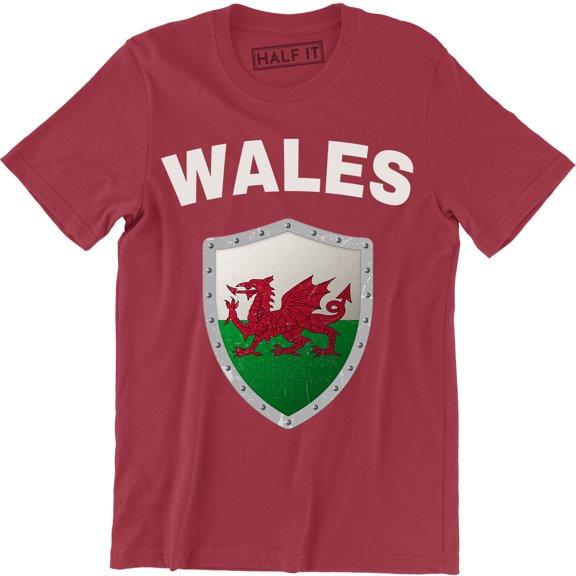 Wales Nation Flag Welsh Football Gift Men's T-Shirt