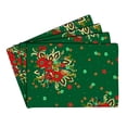 thumbnail image 1 of eloria Floral Design Heat Resistant Placemats Dining Table Mats Cotton Canvas, Set of 4, 1 of 3