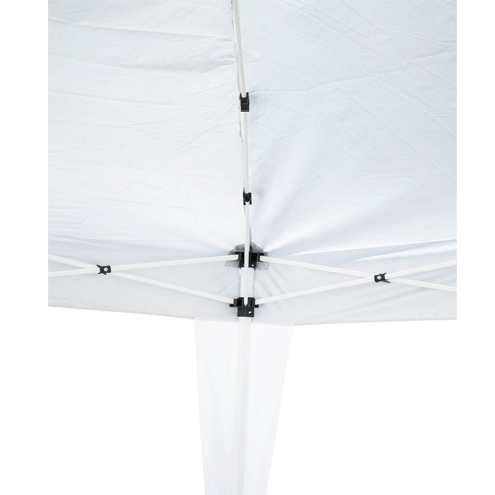Impact Canopy 10' x 10' Canopy Tent Gazebo with Dressed Legs, White