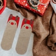 thumbnail image 1 of Seyotauo Christmas Cupcake Socks Fuzzy Christmas Socks,Athletic Indoor Sock, Winter Warm Cozy Fluffy Cartoon Monster Socks for Girls Christmas Gifts, Adult, Women, Home Sleeping, 1 of 6