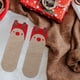 thumbnail image 1 of Calcetines de Navidad - Monos calcetines de dibujos animados a mitad de pantorrilla para mujeres y hombres, calcetines de invierno calientes, calcetines rojos y verdes para las fiestas (26cm/10,24in), 1 of 6