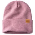 thumbnail image 3 of REDESS 2 Pack Warm Winter Knit Cuffed Beanie Hat for Men and Women,Black+Pink, 3 of 8