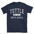 thumbnail image 1 of Tuttle North Dakota Classic Established Men's Cotton T-Shirt, 1 of 1