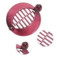 thumbnail image 2 of Unique Bargains 1 Pc Fashion Round Fish Shape Hair Clips Hairdo Clip Wine Red, 2 of 5