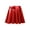 Red, variant on TTAO Kids Girls Mini Skirt Metallic Pleated Flared Skater Dance Skirt Cheerleading Dance Costume Gold 8