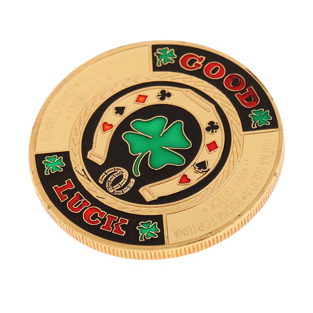 Fichas Metálicas Monedas Conmemorativas Chapado en Oro Tarjeta de Guardia Proteger Hugo Fichas de póker