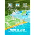 thumbnail image 4 of Joyfy 22.5ft Triple Water Slide and 2 Inflatable Boards, Backyard Summer Lawn Water Slides Waterslide and Slip Sprinkler Water Toy for Kids Adults Outdoor Fun Blue/Green, 4 of 10