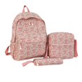thumbnail image 2 of HJYCHN Backpack for Girls Stripe Bow Heart Print 3Pc Set Daypack with Crossbody Pouch Pencil Case Back to School Supplies for Kids Boys Backpack Pink, 2 of 9