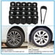 thumbnail image 5 of Riwesomey 20 piezas ABS tapa de válvula de neumático de coche portátil elegante de moda Universal Hexagonal protector de vehículo negro Type3 NO3, 5 of 6