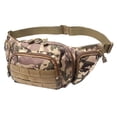 thumbnail image 2 of 1 Uds., Riñonera portátil, bolsa de mensajero, soporte para botella de agua, bolsa de mensajero, Unisex con cinturón de viaje para exteriores Camuflaje Soledad paquete de cintura, 2 of 10