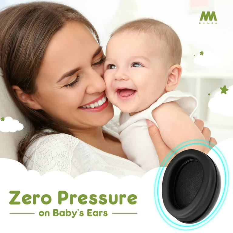 Auriculares Mumba Baby con protección auditiva y cancelación de ruido para  bebés y niños pequeños, orejeras para bebés, de 3 a 24 meses o más