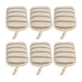 thumbnail image 3 of Exfoliating Sponge Pad, Bath Scrubber Pad Promote Blood Circulation Deep  6pcs Remove Dead Skin Double Side  For Home Travel, 3 of 8