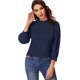 thumbnail image 1 of Blusa Casual de Manga abullonada para Mujer con Abertura en la Espalda marino CH marino CH Xishao ropa, 1 of 2
