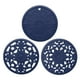 thumbnail image 2 of Juego de 3 vajillas redondas multifuncionales de silicona para encimera de cocina Azul, 2 of 9