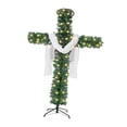 thumbnail image 4 of Árbol de Navidad con cruz, decoración realista de Pascua, árbol de Navidad artificial de pie. 15 millones, 4 of 9