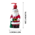 thumbnail image 3 of Christmas Soap Dispenser Set Holiday Theme, 3-Pack Snowman Santa Christmas Tree Shaped Hand Soap Bottles, 10.1 oz Refillable Soap Dispenser for Bathroom Kitchen Festive Decor, 3 of 6