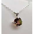 thumbnail image 3 of 1.5ct Watermelon Tourmaline Sterling Silver Necklace, 3 of 5