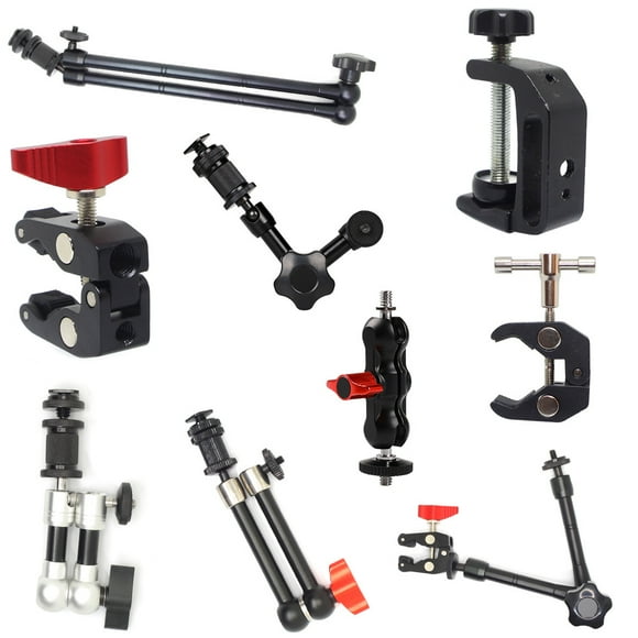 Abrazadera de cangrejo con brazo mágico para cámara SLR, soporte con forma de maní, botas calientes de mano de monstruo pequeño, soporte de rótula esférica, botas frías, mandril