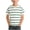 Green, variant on Dursoulink Short Sleeve Round Neck T-Shirt for Boys, Striped Cotton Top, Regular Fit, Pullover Style, Drop Shoulder, Casual Summer Wear