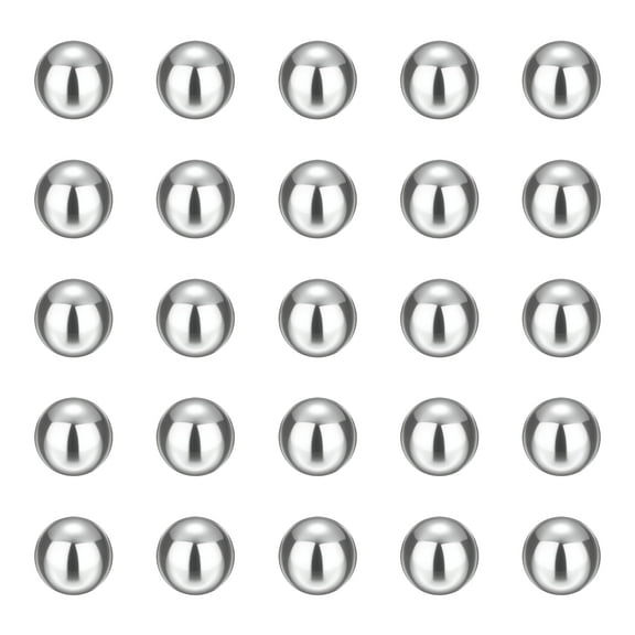 60pcs Precision Balls 3/16" Diameter G25 Solid Chrome Steel Bearing Balls