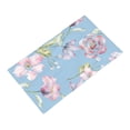thumbnail image 2 of YFYANG Absorbent Towel, Soft Skin-Friendly Blue Watercolor Flowers Washcloth Bath Towel, Suitable for All Skin, 27.5 x 16-inch, 2 of 7