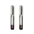 thumbnail image 4 of Metric Taper Hand Taps 2Pcs/Set 80mm Length Hss 14mm X 1.5 High Speed Steel Plug Tap Right Hand Silver Tapping, 4 of 7