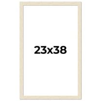 23x38 Frame White Real Wood Picture Frame Width 1.5 inches | Interior Frame Depth 0.5 inches | Barn