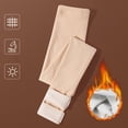 thumbnail image 2 of Nafuu Women Thermal Underwear Pants Multi-Color High Waist Leggings Air Layered Warm Tights Seamless Body For Autumn Lovely Vacation Base Layer, 2 of 4