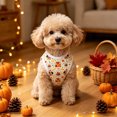 thumbnail image 2 of Thanksgiving Day Dog Vest, Pet Cat Fall Sleeveless Shirts with Pumpkin Turkey Autumn Leaves Owl Patterns, Dog Thanksgiving Vest Tank Tops, Outfit for Small Medium Dogs (Yellow, M), 2 of 7