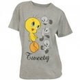 thumbnail image 1 of Looney Tunes Tweety Bird Cute Poses Junior's T-Shirt-Large, 1 of 1
