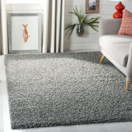 Safavieh Lavena Solid Plush Shag Area Rug or (Best Size Rug For Living Room)