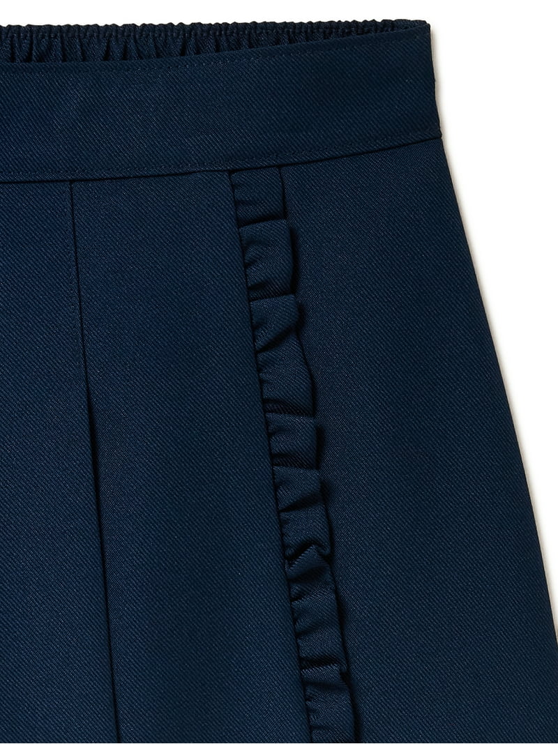 【WONDER WONDER】Toby Black Blue High Teen Cargo PleatsSkirt Wonder Nation Girls School Uniform Scooter Skirt - Walmart.com