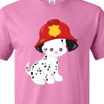 thumbnail image 4 of Inktastic Fireman Dog, Dalmatian, Dog With Fireman Helmet T-Shirt, 4 of 5