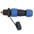 thumbnail image 5 of IP68 Waterproof Plug Socket Male Female Flange Mount Industrial Aviation Power Connector SP134 Pin (250V 5A), 5 of 5