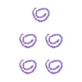 thumbnail image 3 of Enredaderas de Hortensias Artificiales Matsuzay Flores Cuerda Color Morado Oscuro, 3 of 6
