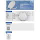 thumbnail image 5 of asiento para baño antibacterial y bisagras ajustables redondo blanco plástico, 5 of 5