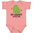 thumbnail image 3 of Inktastic My Grampy Loves Me Frog Boys Baby Bodysuit, 3 of 5