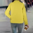 thumbnail image 3 of Timegard Sweatshirts pour Femmes Col Montant Manches Longues Ample Confortable Pull Tops Automne Hiver Mode, 3 of 6